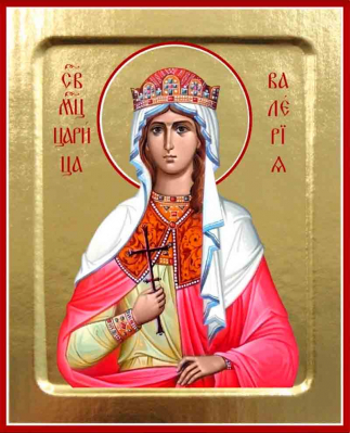 купить - Икона Валерии, мученицы царицы на дереве: 125 х 160 - фото 1