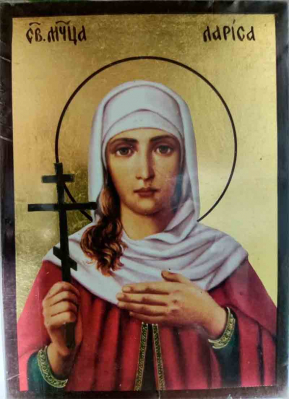 купить - Икона св.мц. Лариса: 140х100 - фото 1