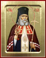 Икона Луки, святителя Крымского на дереве: 125 х 160