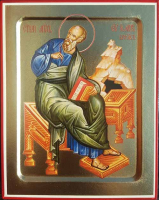 Икона Иоанна Богослова, апостола и евангелиста на дереве: 125 х 160