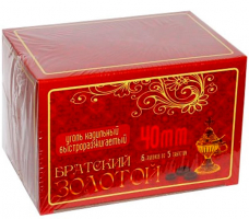 Уголь Братский зол. быстровозгораемый d40